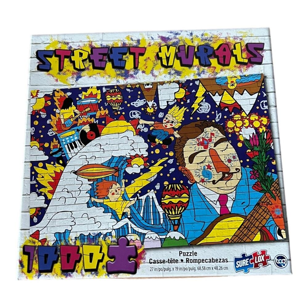 Street Murals Street Art Work 1000 Piece Jigsaw Puzzle